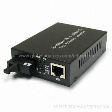 Media Converter, Compliant with IEEE802.310Base-T, IEEE802.3U and 100Base-TX/FX Standards